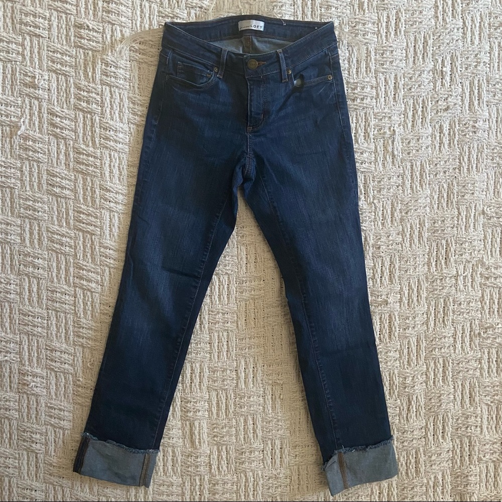 COPY - LOFT Curvy Straight Jeans
